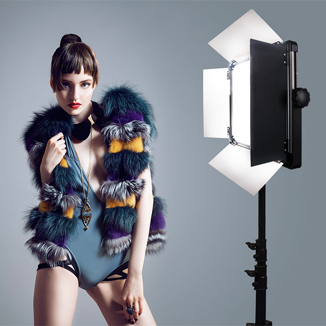 60 Degree Vlogging Lighting Kit LCD 95ra Video Photography Equipment With Tripod Stand