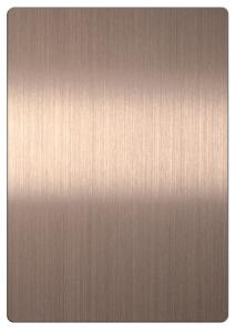 Quality hair line bronze colored sheet stainless steel 304 grade wholesale
