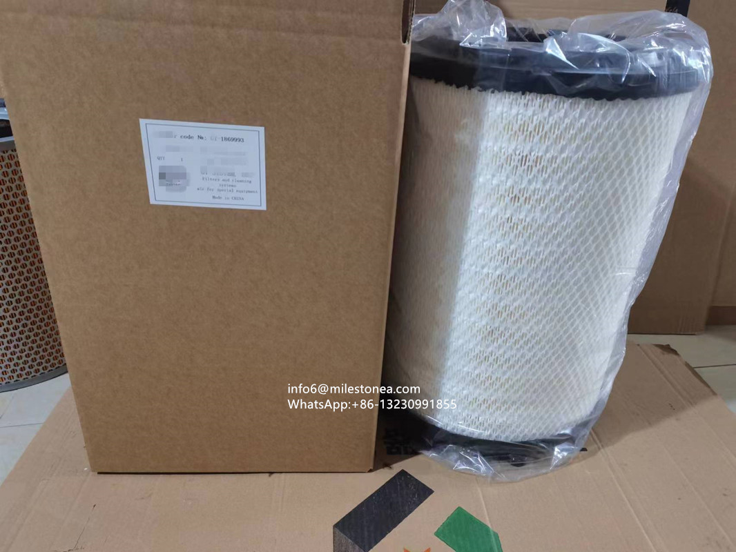 High quality air filter 1869993 RS5542 P953211 E1013L C31014 for air compressor engine generator parts filtering air impurities
