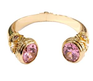 Quality Religious Type Other Silver Jewelry Garnet Stones Brass Bracelet Bangle Plating Cuff wholesale