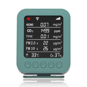 Quality Industrial Indoor IAQ Wifi Air Quality Monitor Continuous Tracking ODM wholesale