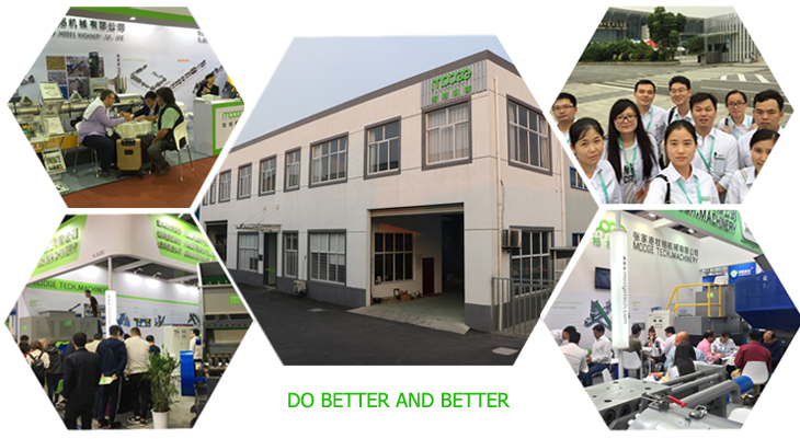 300-1000kg/H Agricultural Film Recycling Machine HDPE Pelletizing