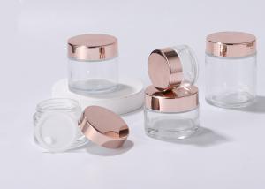 Quality 30g Glass Ointment Bottle With Aluminum Cap for Hand Cream Mask 50g Cosmetic Cream Versatile for Chemical Use wholesale