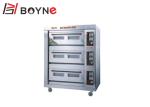 3 deck 6 trays gas bakery oven price/commercial bakery ovens for sale