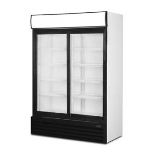 Quality 2 Door beverage display cooler with wheels wholesale