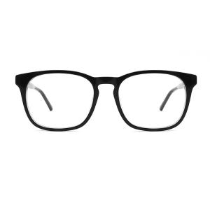 Quality Vintage Metal Core Acetate Frame Glasses Unisex Clear Len Optical Eyewear wholesale