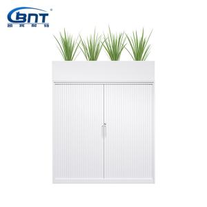 Quality ABS Sliding Door Metal Storage Cabinet With Flower Pot Holder wholesale