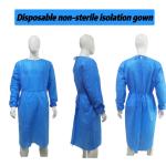 45GSM Disposable Surgical Gown Non-Woven Fabric Isolation Gown for Infection