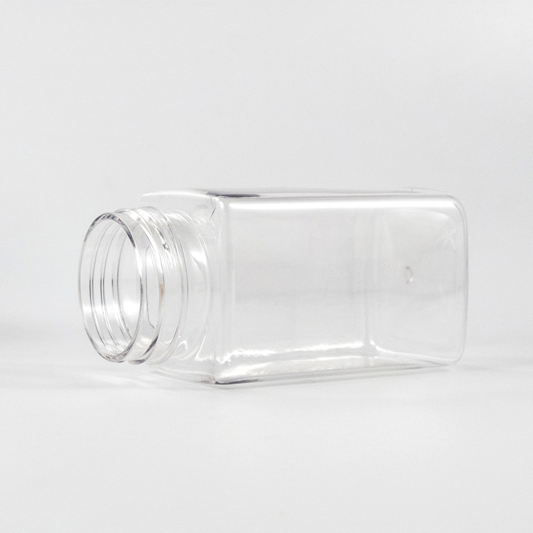 120ml Plastic Seasoning Bottle With Shaker Lids Square Plastic Spice Container
