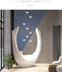 Led staircase chandelier modern living room chandelier hanging designer Villa