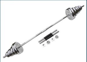 Quality chromed plate cast iron adjustable dumbbell barbell sets 50kg wholesale