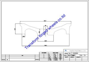 Quality TC200004 20 inch forged center disk blanks wholesale