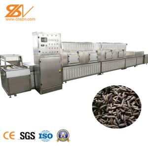 Quality 304 Stainless Steel Industrial Continuous Microwave Oven For Fly Larvae wholesale