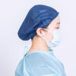 Single / Double Elastic Medical Mop Clip Disposable Bouffant Cap