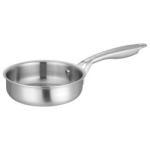 Wholesale Modern Panela 304 Stainless Steel Cookware Gas Induction Fry Pan With