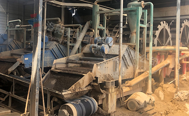 Aggregates Wheel Sand Washer , Sand Cleaning Equipment 50 Tons Per Hour