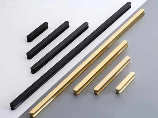 Smple Modern Aluminum long handles Factory Price Top quality plated 1200mm Gold
