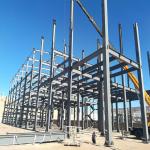 Thermal Insulation Steel Frame Building Construction Bolted Or Welded for