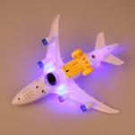 DIY Assembly Airbus Aircraft Autopilot Flash Sound Musical Lighting Toys