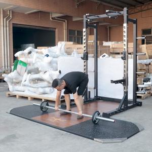Quality Home Squat Rack Weightlifting Fitness Equipment Height Adjustment wholesale
