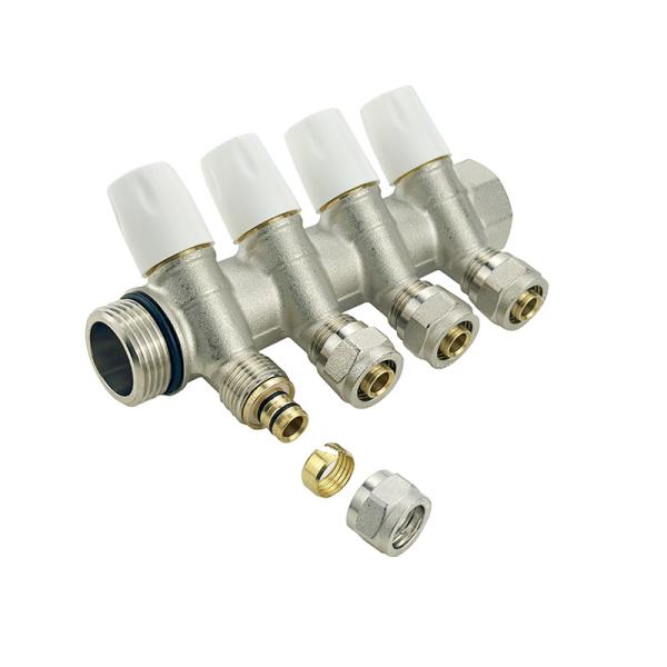 ISO90001 Manufacturer Forged Brass Water Valve Underfloor Heating Manifold Brass