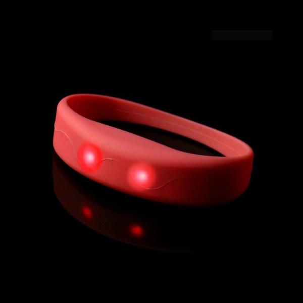 Glow Motion Lighted Rfid Silicone Wristband , Luces Concierto Rfid Bracelet For