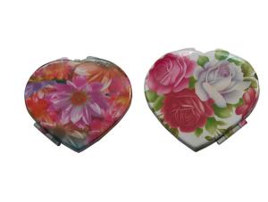 Quality Colorful heart compact mirror wholesale