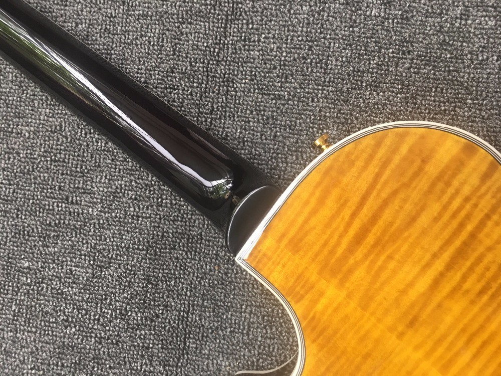 Custom Jazz Guitar,Electric Guitar, Vintage double bulging F hole