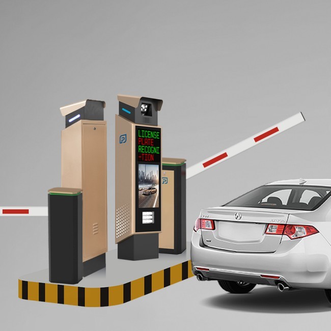 LPR Solution Parking Barrier Gate With 24V DC Brushless Motor