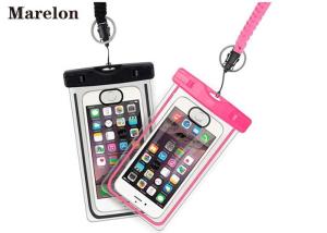 Quality Transparent Swimming Waterproof Cell Phone Cases With Lanyard Strap wholesale