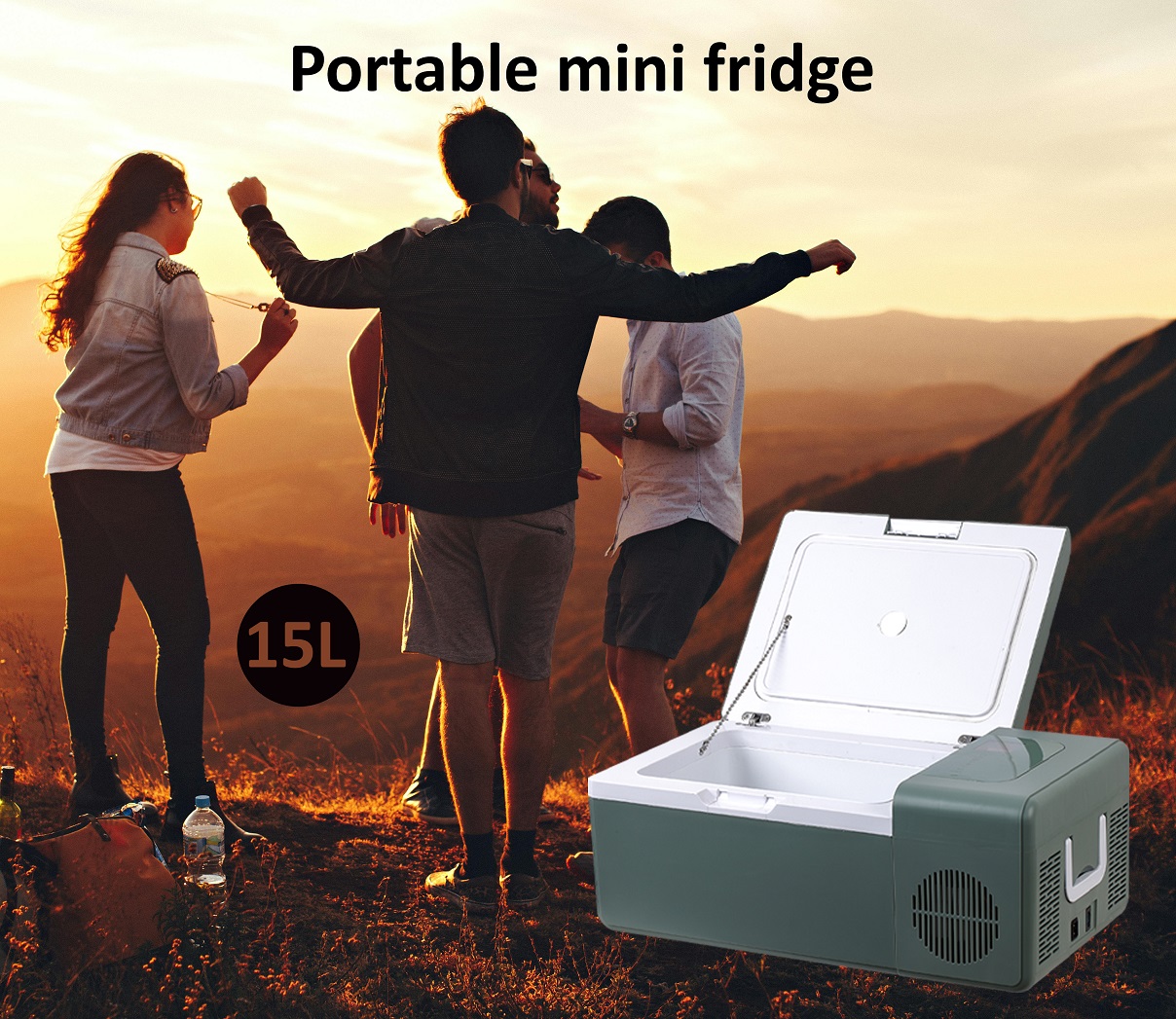 Portable Refrigerator Mini Fridge For Car All Size 12v Caravan Ultra Low Temp Freezer