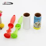 Eco-friendly fashionale handle printed paper sticky lint roller