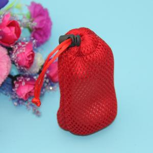 Quality Custom logo portable Sandwich mesh sport equipment produce bags with sewing label wholesale
