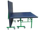 Popular Junior Ping Pong Table For School , Single Folding Black Table Tennis