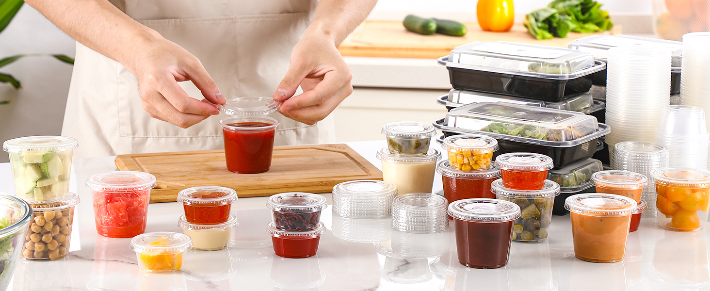 Salad Dressing Container