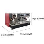 3750W Commercial Hotel Equipment With 2 Group Head And N.W 74 KKg