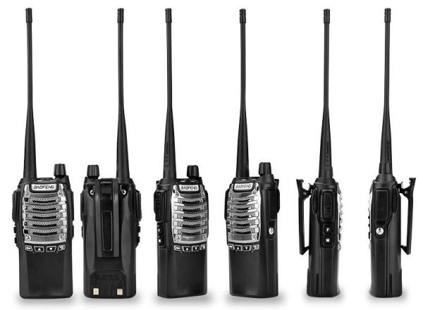Cheap Long Distance Professional Two Way Radios UV8D Double PTT 5W UHF Walkie Talkie for sale