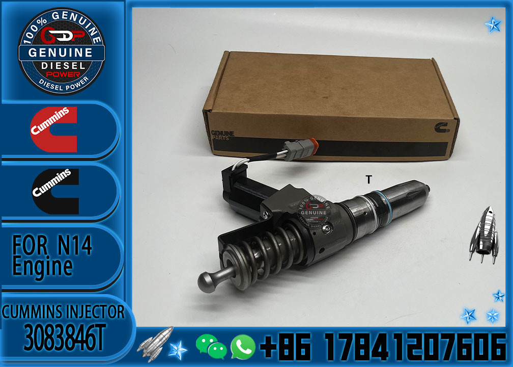 Reliable Fuel Injector Assembly 3083846T For Cummins Engine N14 Series Matching Diesel