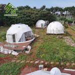 Waterproof 5 Person Geodesic Dome Tent For Trade Show