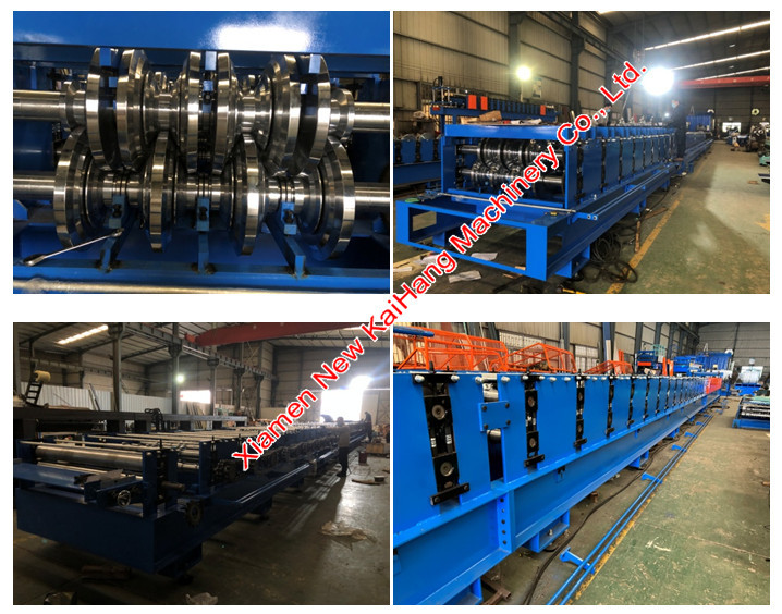 Floor deck roll forming machine, metal deck, steel deck, roofing panel, floor support, high rib