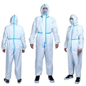 Quality Non Woven Disposable Isolation Gown , Medical Surgical Disposable Gown wholesale