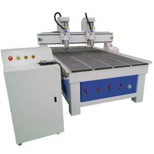 Quality Double Multihead 4x8 CNC Routers For Woodworking 1300x2500mm wholesale
