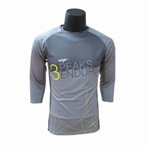 Quality Breathable Out Door Gray Cycling Sports Clothing Mountain Bike Tops Crew Neck wholesale