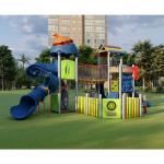 LLDPE 304 Stainless Kids Playground Slide Attractive Children