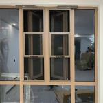 Single Hung DIY Screen Aluminum Clad Casement Windows Black