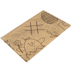 Quality 54 X 108 Inch Paper Christmas Table Cloth , FDA Heavy Duty Outdoor Tablecloths wholesale