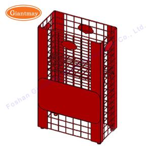Quality Modern Grocery Store Promotion Rack Stand Dump Bin Wire wholesale