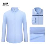 Anti-wrinkle 100S Men's Oversized Convertible Cuff Length Dress Shirts in 100%
