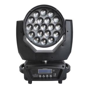 Quality 19x15W Moving Head Stage Lights 19Pcs 15W RGBW Led Wash Zoom Moving Head wholesale