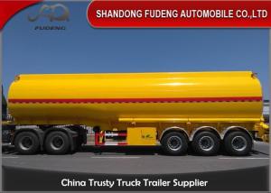 Quality 45000-50000 Litres 3 Axle Semi Trailer , Oil Tanker Vehicle CE Certified wholesale